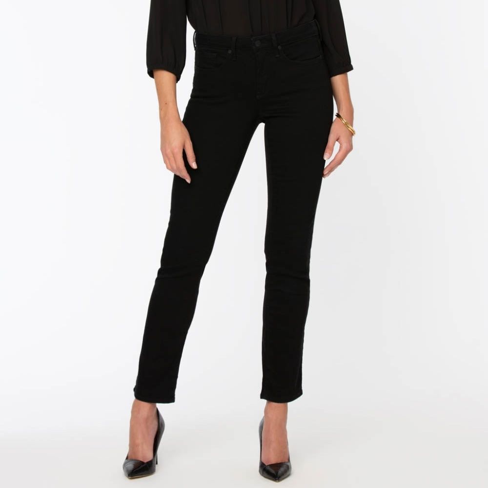 NWT NYDJ Sheri Slim Black Jeans Size 00